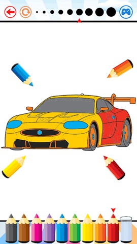 Sports Car Racing Coloring Book - Drawing and Painting Vehicles Game HD, All In 1 Series Free For Kidのおすすめ画像3