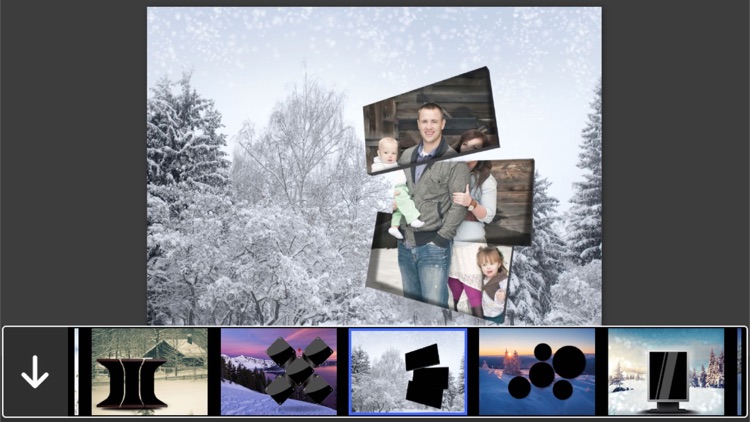 3D Winter Photo Frame - Amazing Picture Frames & Photo Editor