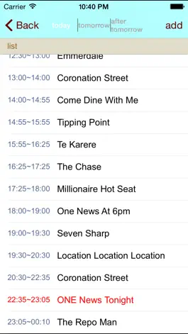 Game screenshot New Zealand TV Guide apk