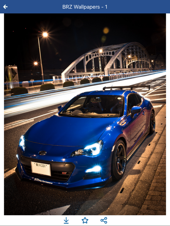 HD Car Wallpapers - Subaru BRZ Edition iPad screenshot