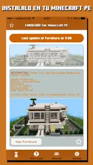 furniture for minecraft pe - furniture for pocket edition iphone capturas de pantalla 2