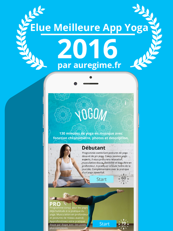 Screenshot #4 pour YOGOM - Yoga gratuit - Exercice de relaxation