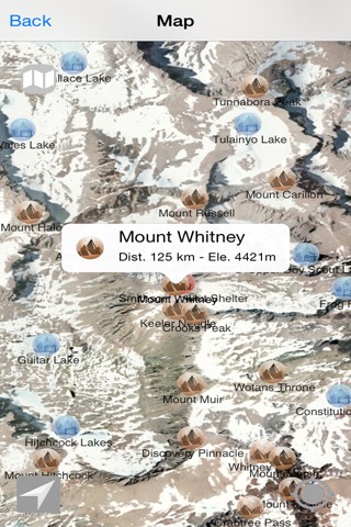 US Mountains, peaks and hills in augmented realityのおすすめ画像2