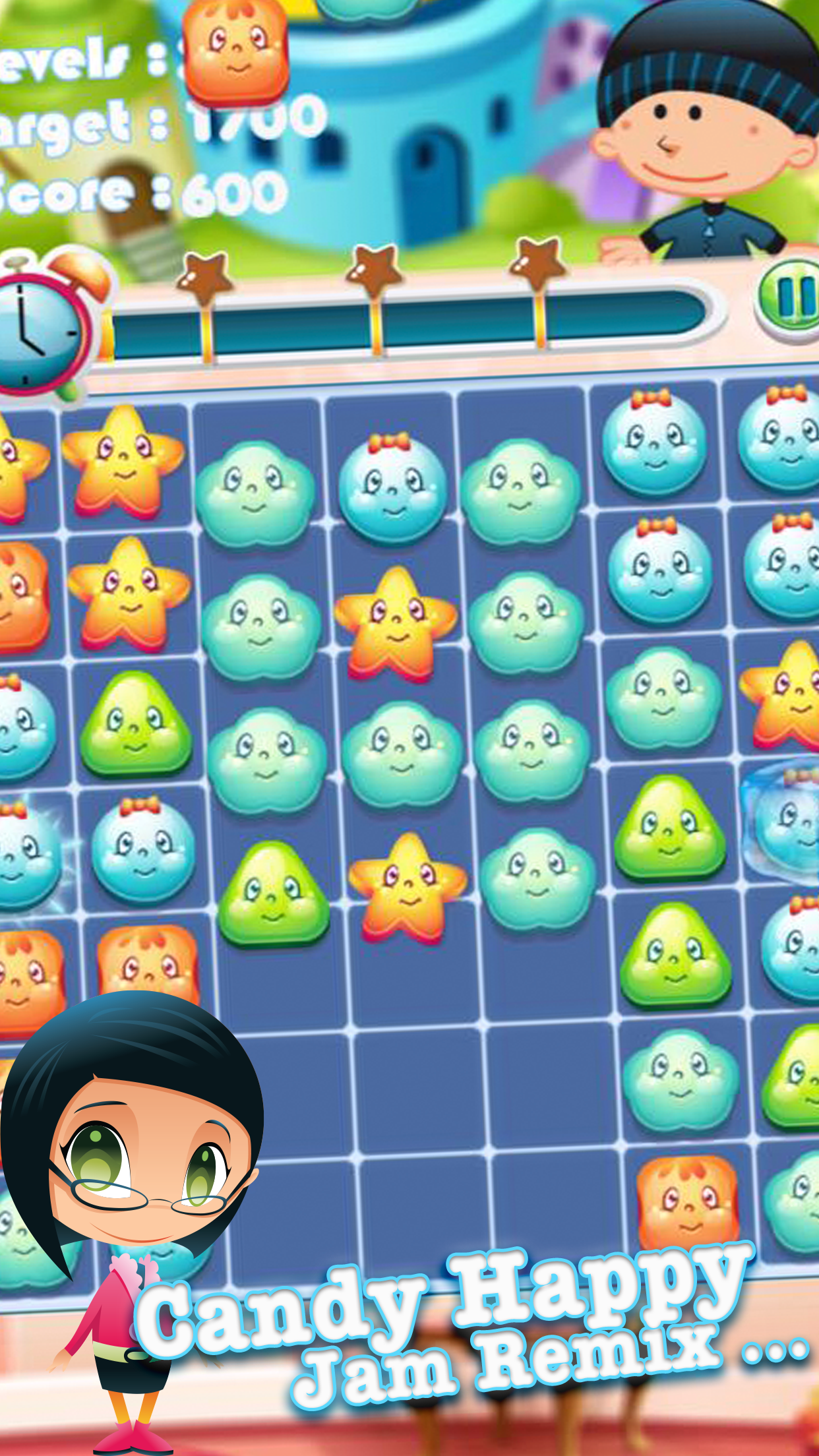 Candy Happy Jam Remix - Best Match 3 Puzzle screenshot 3