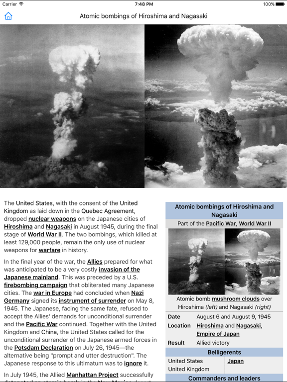 Screenshot #6 pour CHI Encyclopedia of World War II