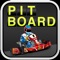 Be the pit crew or race marshall at your karting race track with this pit board