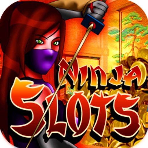 777 Black Ninja Lucky Slots Casino:Awesome Game Free HD icon