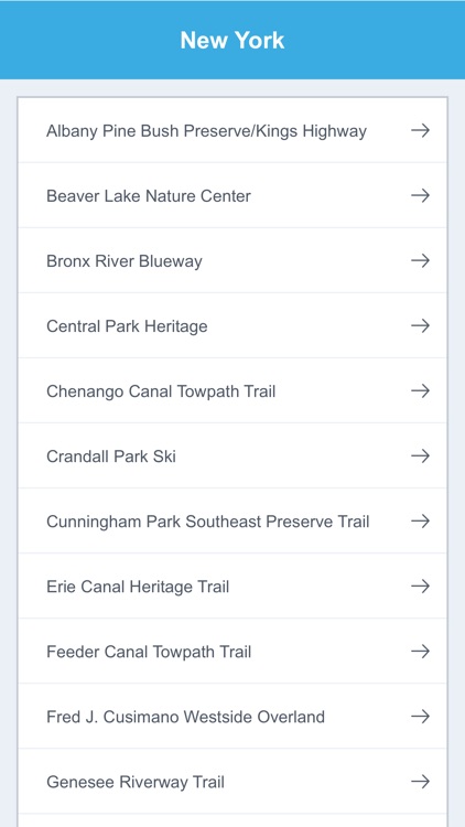 New York National Recreation Trails