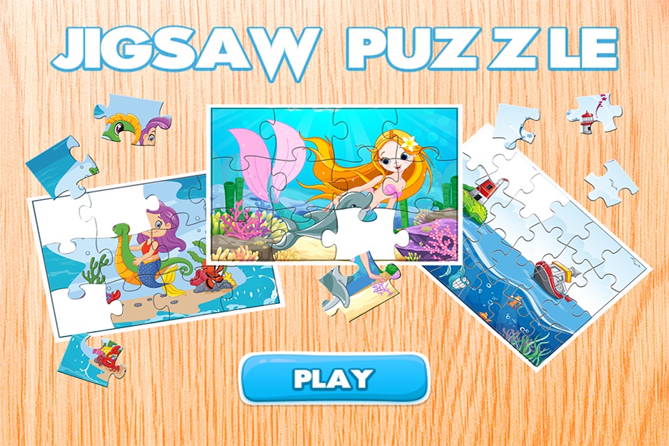 Mermaid Princess Puzzle Under Sea Jigsaw for Kids screenshot 2