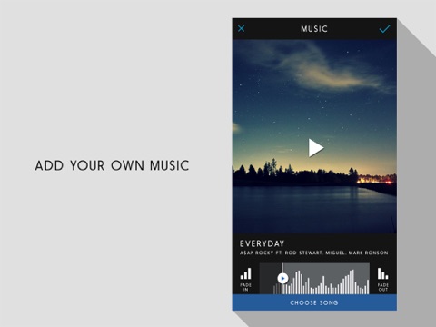 Slideshow Maker - Combine Photos, Videos and Music for YouTube & Instagram iPad screenshot 4 - Photo & Video app