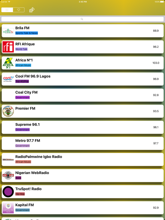 Screenshot #4 pour Niger Live Radio Player Free