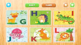 Game screenshot Alphabet Preschool Learning Educational Puzzles for Toddler - Teachme ABC animals endless fun apk
