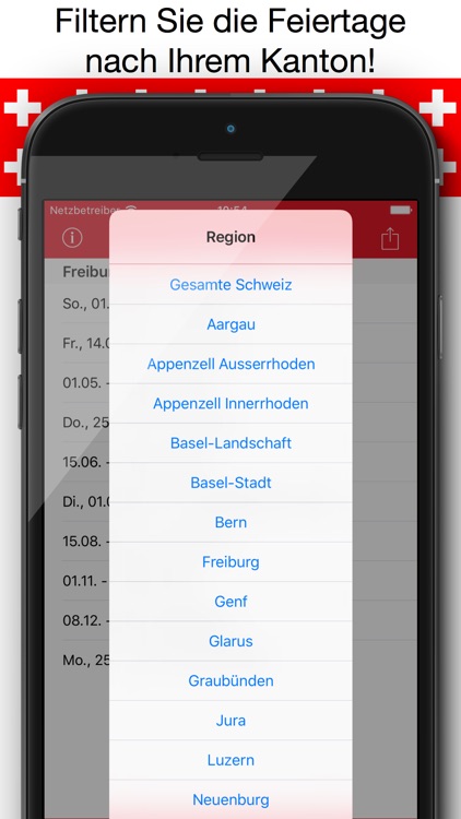 Feiertage Schweiz Kalender & Kalenderwochen Pro screenshot-3
