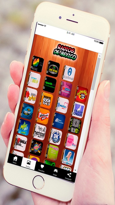 AA Radios de México en linea AM FM iPhone screenshot 3 - Music app