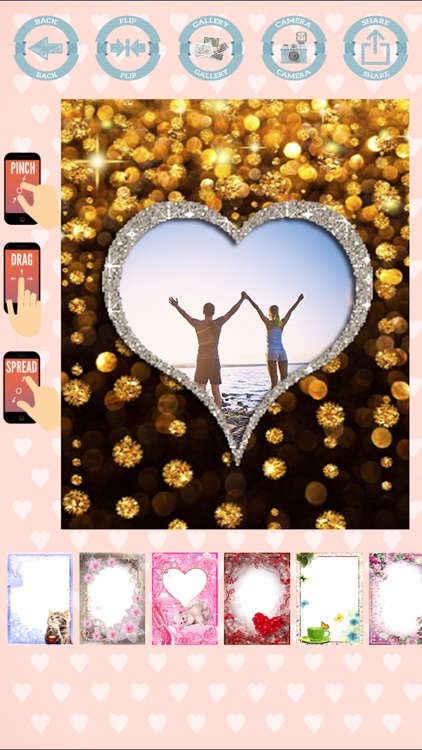 Love frames to create cards with photos screenshot-3