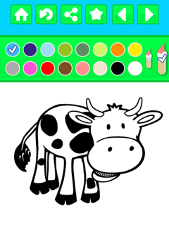 Farm Animals Peekaboo Coloring Book - Free Kids Printable Pages screenshot 10