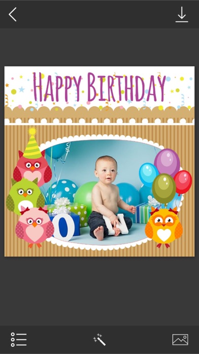 Screenshot #1 pour Birthday Photo Frame - Amazing Picture Frames & Photo Editor