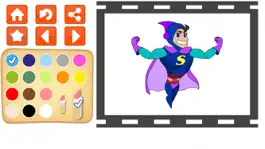 Game screenshot Superhero Power Coloring Book - Cartoon Ranger Painting Game hack