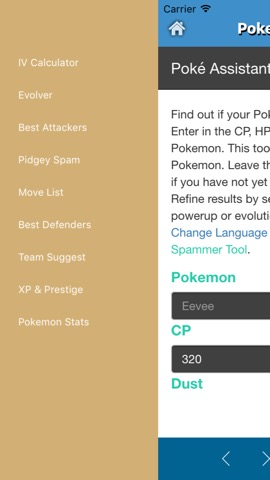 Poke Assistant for Pokemon Go - CP & IV Calculator,Best attacker,Evolver Appのおすすめ画像3