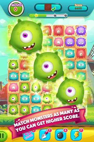 Monster Busters World : Awesome Matching Puzzleのおすすめ画像1