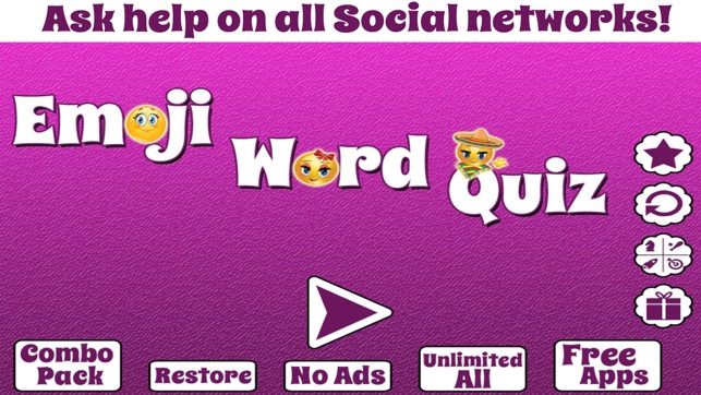 Guess Emoji Word Quiz Free Puzzle Game