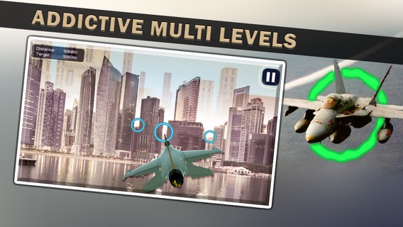 F16 Nitro Aeroflight - 平面のゲームをフライトシミュレーターのおすすめ画像1