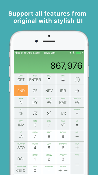 Screenshot #1 pour BA Financial Calculator Pro