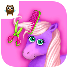 Activities of Pony Sisters in Hair Salon - Horse Hairstyle Makeover Magic