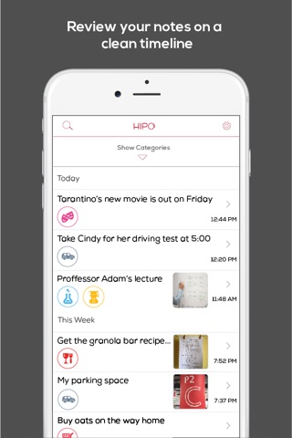 Hipo – Organizes your thoughts instantly as you speak screenshot 2