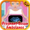 Icon Princess Pregnant Emergency Ambulance - maternity games for girls