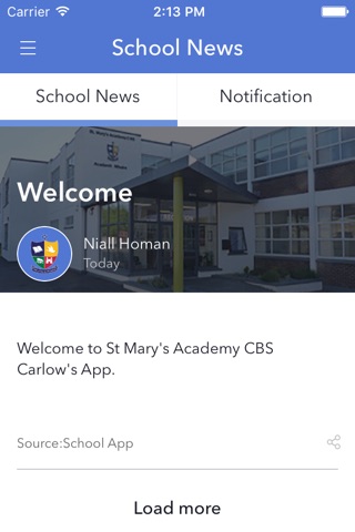 St. Mary's Academy CBS Carlow screenshot 2