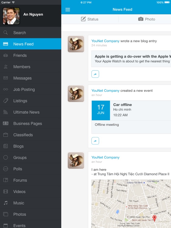 SocialEngine 4 Application for iPad