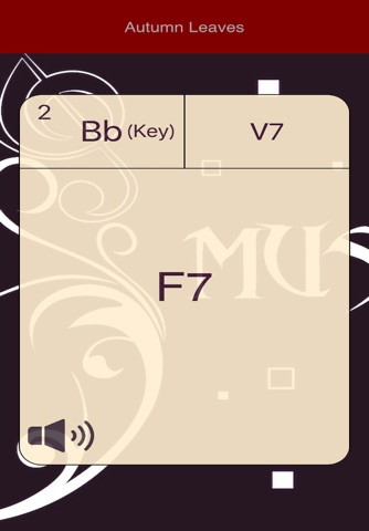 Autumn - JazzCard4  Learns a chord progression of standard number!! screenshot 4