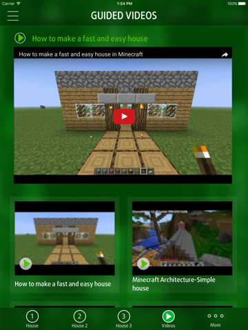 Screenshot #5 pour Guide for Building House - for Minecraft PE Pocket Edition