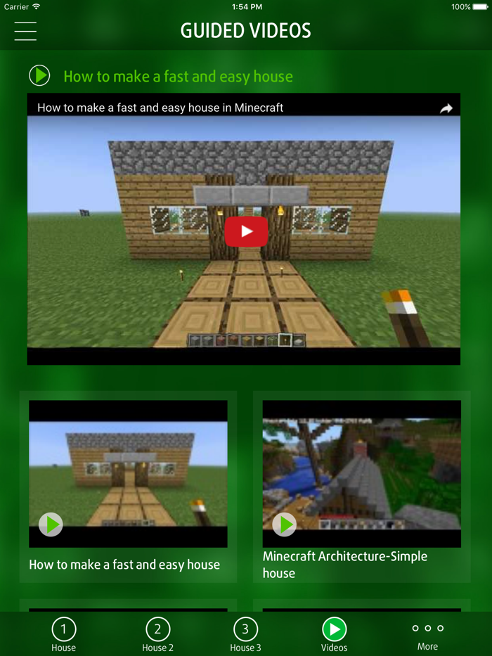 Guide for Building House - for Minecraft PE Pocket Edition