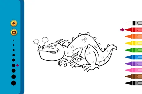 Dragon Coloring Book - Painting Game for Kids