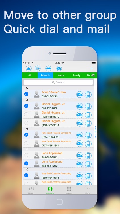 Contacts Helper - Group and manage your contacts