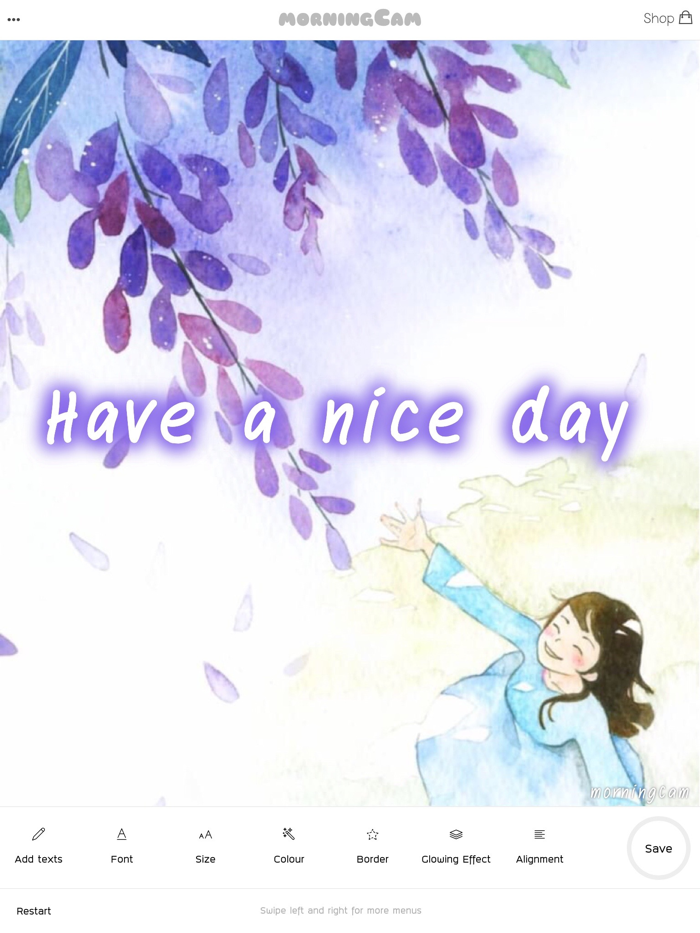 morningCam Create good morning pictures