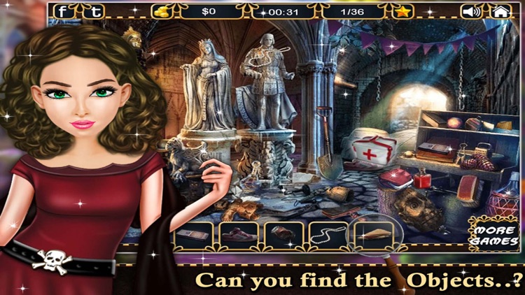 Horrible Ghost - Hidden Objects game for kids and adults