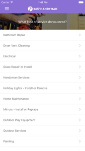 24/7 Handyman App - Find top handymen in your area screenshot #1 for iPhone