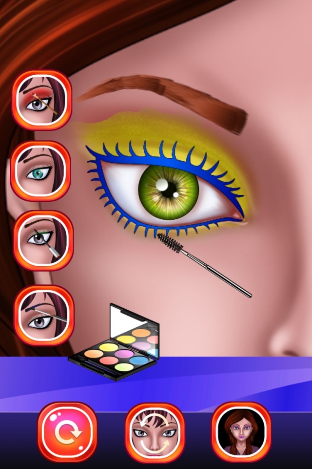 Eye Makeup Beauty Salon for Girls : makeover game for girl and kids ! FREE screenshot 4