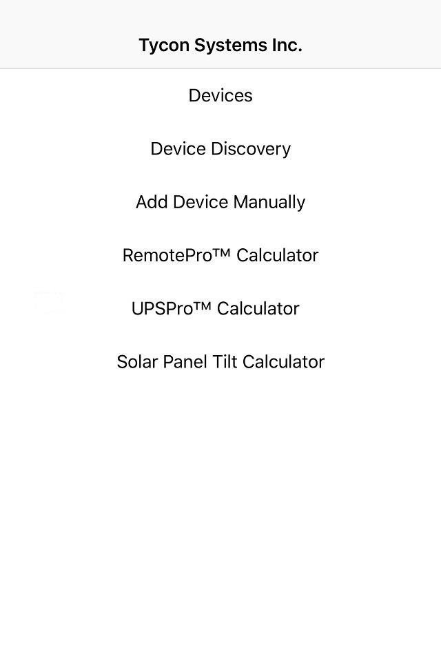 Tycon Remote Power Calculator screenshot 2