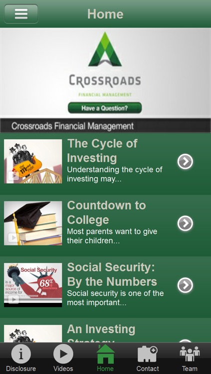 Crossroads Financial Management