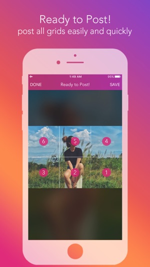 Griddy Pro - Split Pic in Grids For Instagram Post(圖4)-速報App