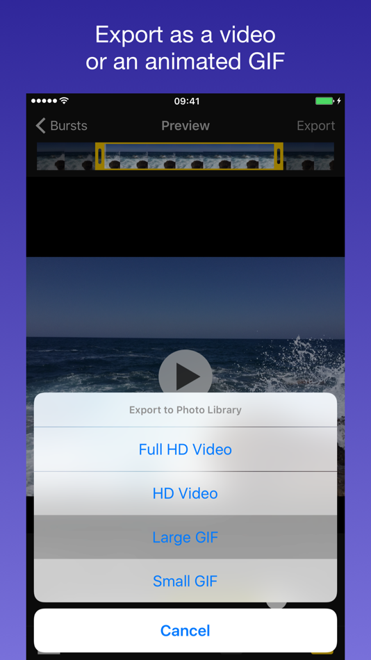 #3. Burstio – Animate your burst photos (iOS) By: Michal Kos
