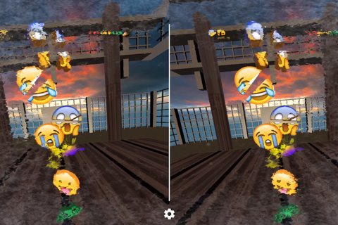 Emoji Samurai VR: Slice and dice emojis for Google Cardboard screenshot 2