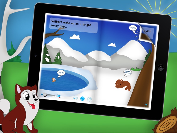 The Big Race!! an animated winter storybook for kids and toddlers with cute animals