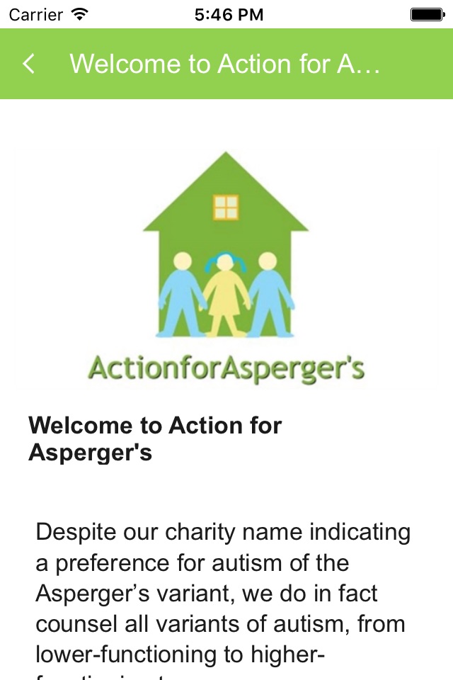 Action for Asperger's screenshot 4
