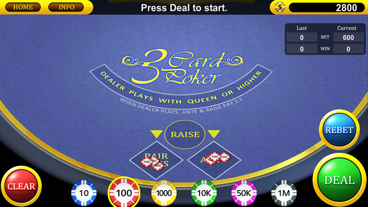 Screenshot #2 pour Three Card Poker Casino