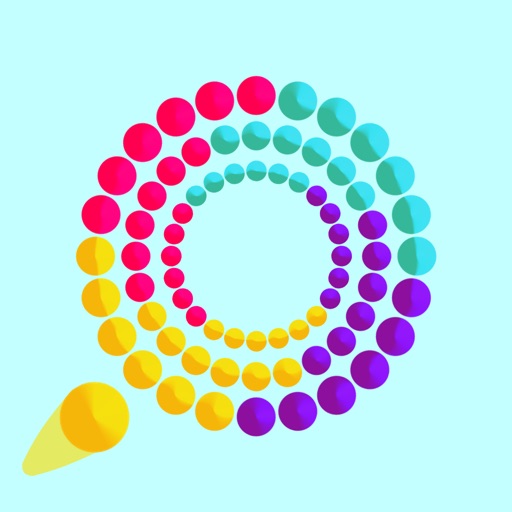 Rush Through Color Dotz Switch 2 - Drive The Twisty Color Ball to escape the geometry No Ads iOS App